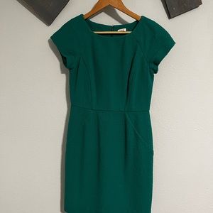 Vibrant Green JCrew Dress